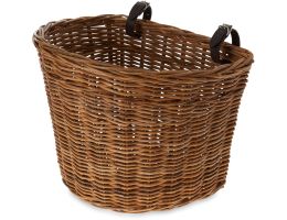 Rattan bicycle basket for front carrier Basil Darcy-L 41 x 35 x 34 cm - natural 