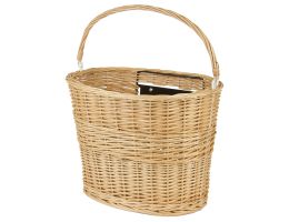 Wicker bicycle basket M-Wave Eco - removable