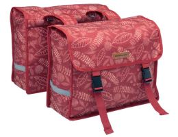 Doppelpacktasche New Looxs Fiori Double Forest 30 Liter 2x 37 x 12,5 x 33 cm - Rot