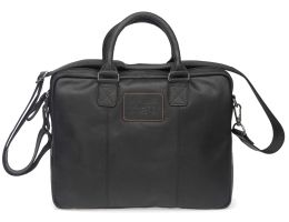 Bicycle bag New Looxs Santos 13.5 liters 40 x 11 x 31 cm - made of luxury leather - black