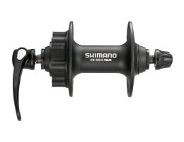 Voornaaf Shimano FH-M525 - 36 gaats 6 bouts remschijfbevestiging - zwart