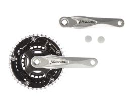 Chainwheel set 8 speed Miranda Alfa 3  42/34/24T 5mm - silver