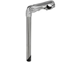 Handle Stem Ergotec Kobra adjustable stainless steel 25.4 / 300x90 / 25.4 mm - silver
