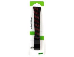 SUV Safety luggage carrier strap Widek 24mm with black steel hook - fire red/black
