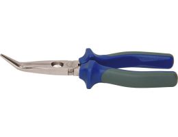 Long-nose pliers Cyclus 45° bent - with 200mm multicomponent grips 