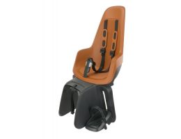 Rear bicycle seat Bobike One Maxi - chocolate brown - carrier mounting (CFS)