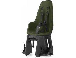 Rear bicycle seat Bobike One Maxi - olive green - carrier mounting (CFS)