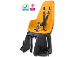 Rear bicycle seat Bobike One Maxi - mighty mustard - carrier mounting (CFS)