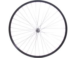Front wheel 28 x 1 1/2" - aluminum Ryde rim - chrome hub - black