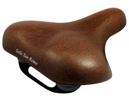 Bicycle saddle Selle San Remo Vienna with handle - brown