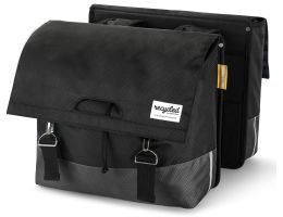 Recycled double bicycle bag Urban Proof 40 liters - black/grey