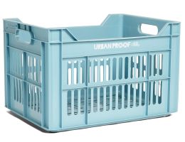 Recycled bicycle crate Urban Proof 30 liters - sky blue