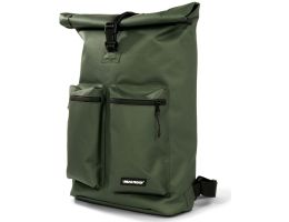 Recycelte Shopper-Fahrradtasche Urban Proof Rolltop Backpack 20 Liter 34 x 13 x 46 cm – Grün