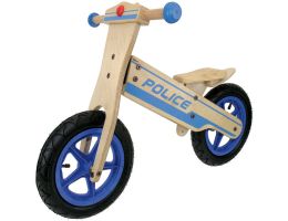 Wooden Walking Bike" Police" 