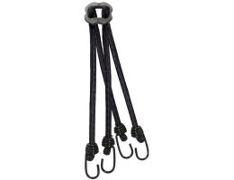 Spider strap Simson with 4 hooks - black