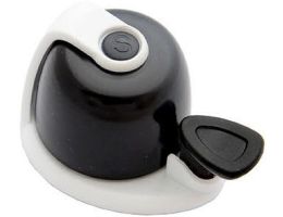 Bicycle bell Simson Allure - black/white 