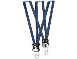 Luggage carrier strap Trio Simson short with 3 straps - marine blue 
