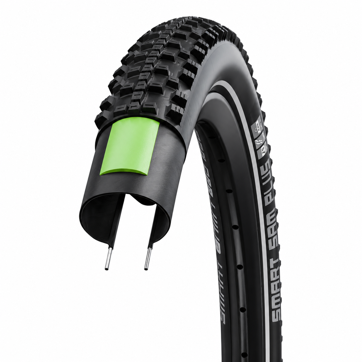 Buitenband Schwalbe Smart Sam plus-DD 26 x 2.25" / 57-559 mm - Zwart