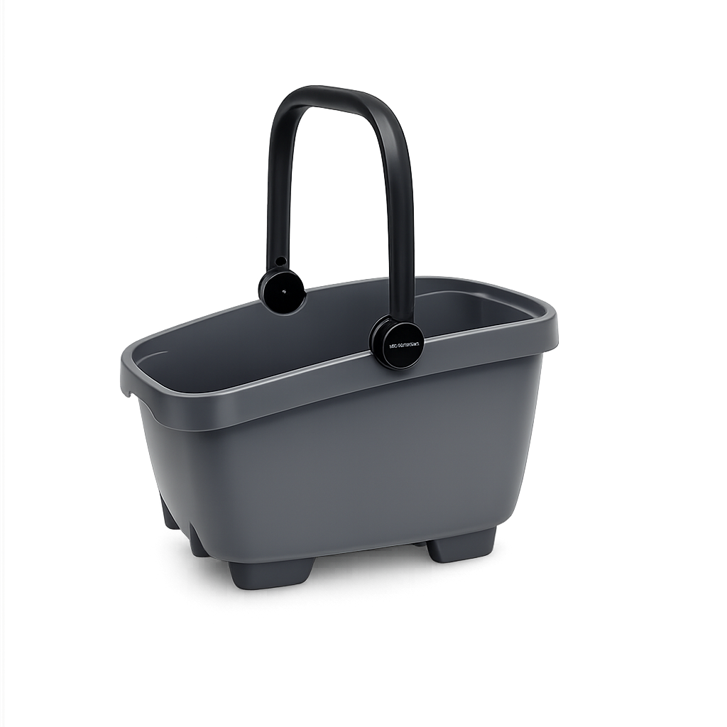 Gerecyclede hondenmand New Looxs Clipper MIK 2.0 - 28 liter, antraciet