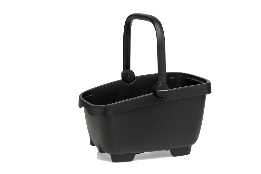 Fietsmand New Looxs Clipper met handvat MIK2 - zwart
